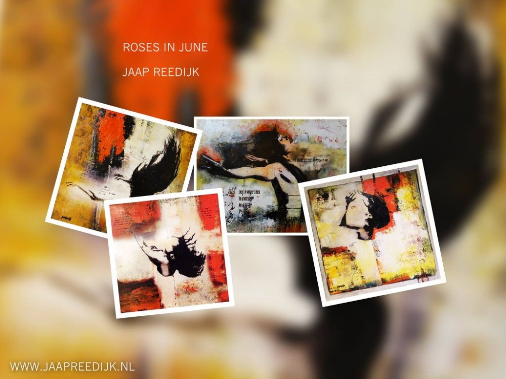 uit de werie Roses in June' Jaap Reedijk mixed media